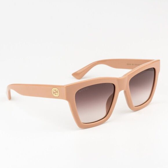 SALE! NEW Gucci GG1714S 005 Rose Pink Brown Gradient Women Square Sunglasses main image 10